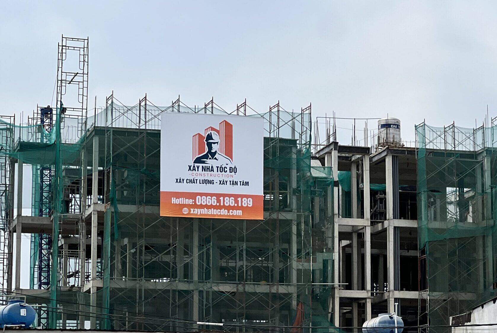 Báo giá xây dựng phần thô căn hộ dịch vụ