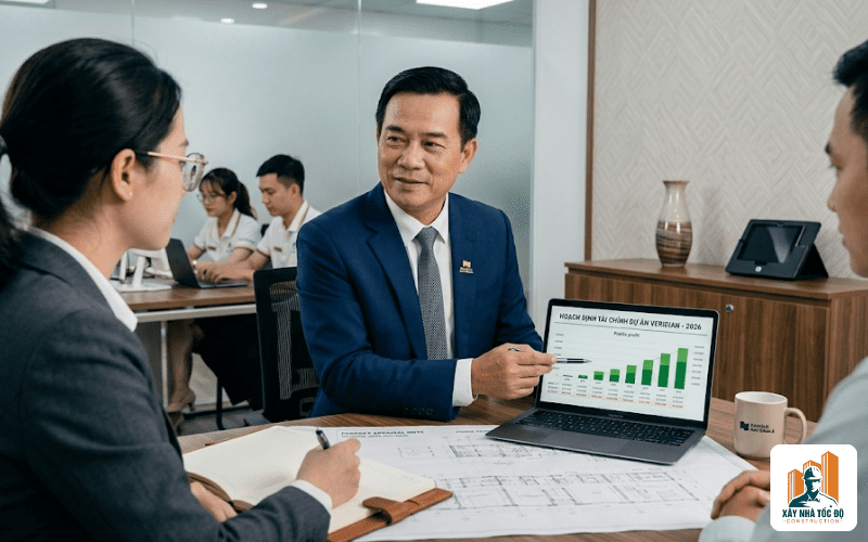 Nhà đầu tư tự tin trình bày bảng tính dòng tiền khả thi với đối tác hoặc ngân hàng để huy động vốn.