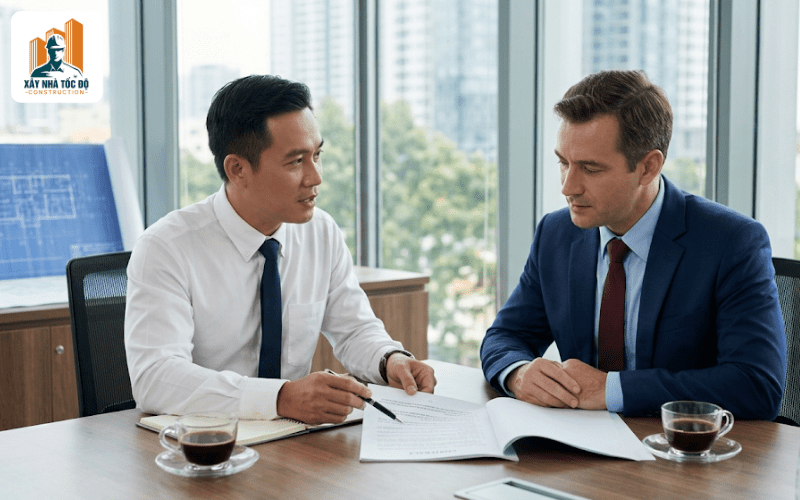 Chuyên gia tư vấn hợp đồng kinh doanh căn hộ cho thuê cho nhà đầu tư để bảo vệ tài sản.