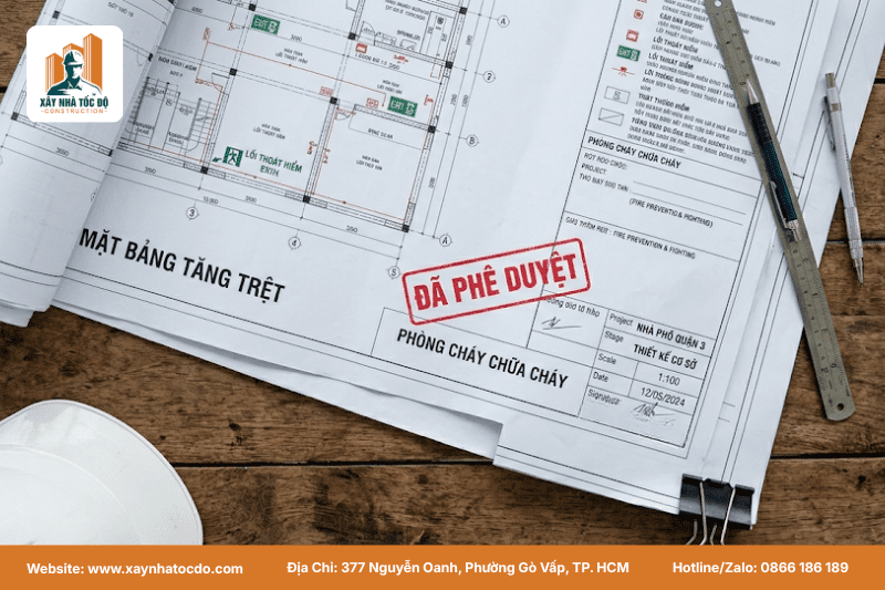 Bản vẽ PCCC được phê duyệt, kết quả làm việc của một đội thi công uy tín và am hiểu pháp luật.