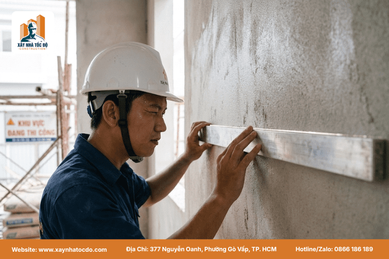 Quy trình quản lý công trình chuyên nghiệp trong một ngày trên công trình.