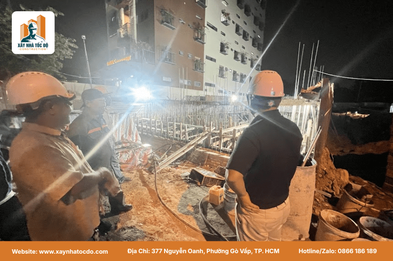 Giám sát tiến độ là yếu tố nhà đầu tư đặc biệt quan tâm khi xây nhà.