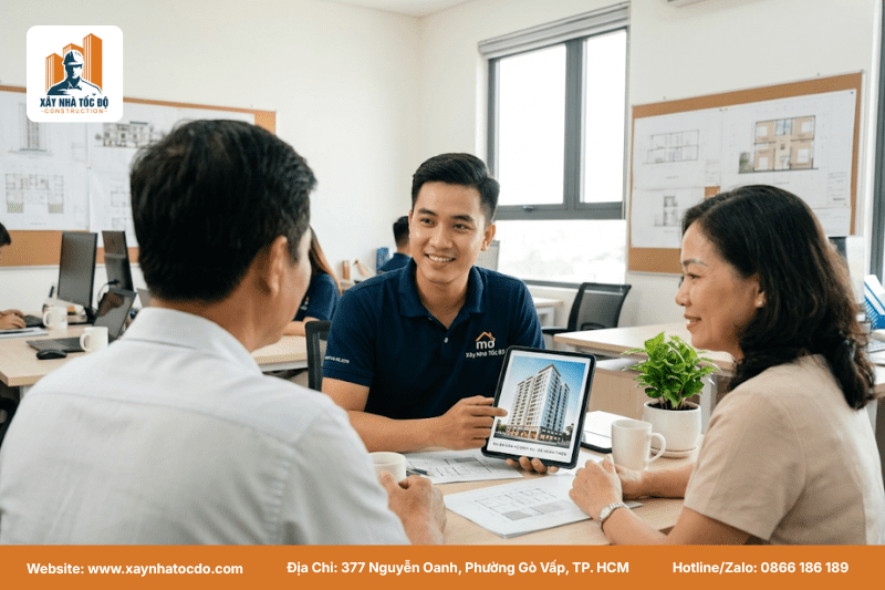 Portfolio dự án CHDV thực tế, khác biệt với nhà thầu thi công thiếu kinh nghiệm chỉ có nhà phố.