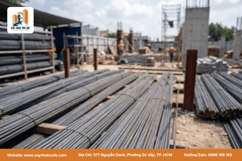  Kỹ sư của một nhà thầu có tâm đang kiểm tra chất lượng thép chống ăn mòn chuyên dụng cho công trình ven biển.