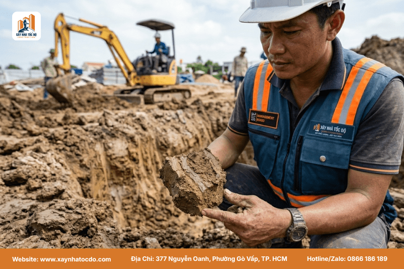 Cách đánh giá đất xây dựng dựa trên phân tích địa chất nền móng.