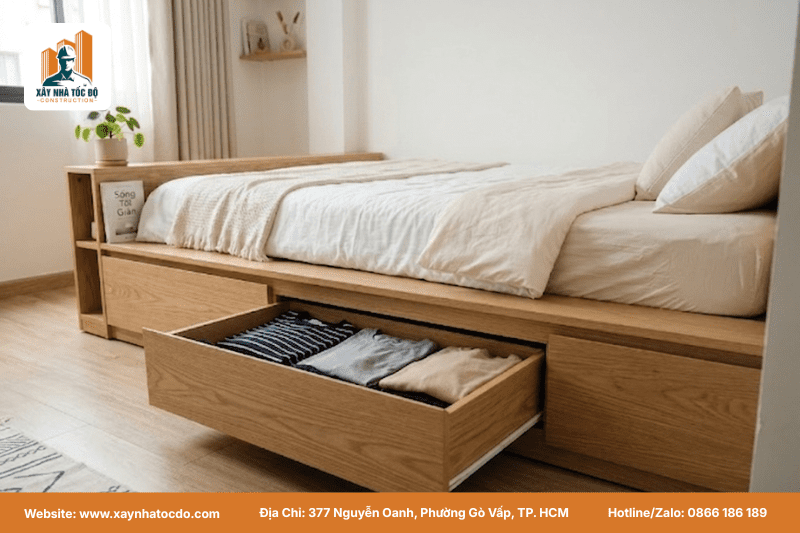 Nội thất thông minh trong một thiết kế CHDV tối ưu giúp tiết kiệm diện tích tối đa.