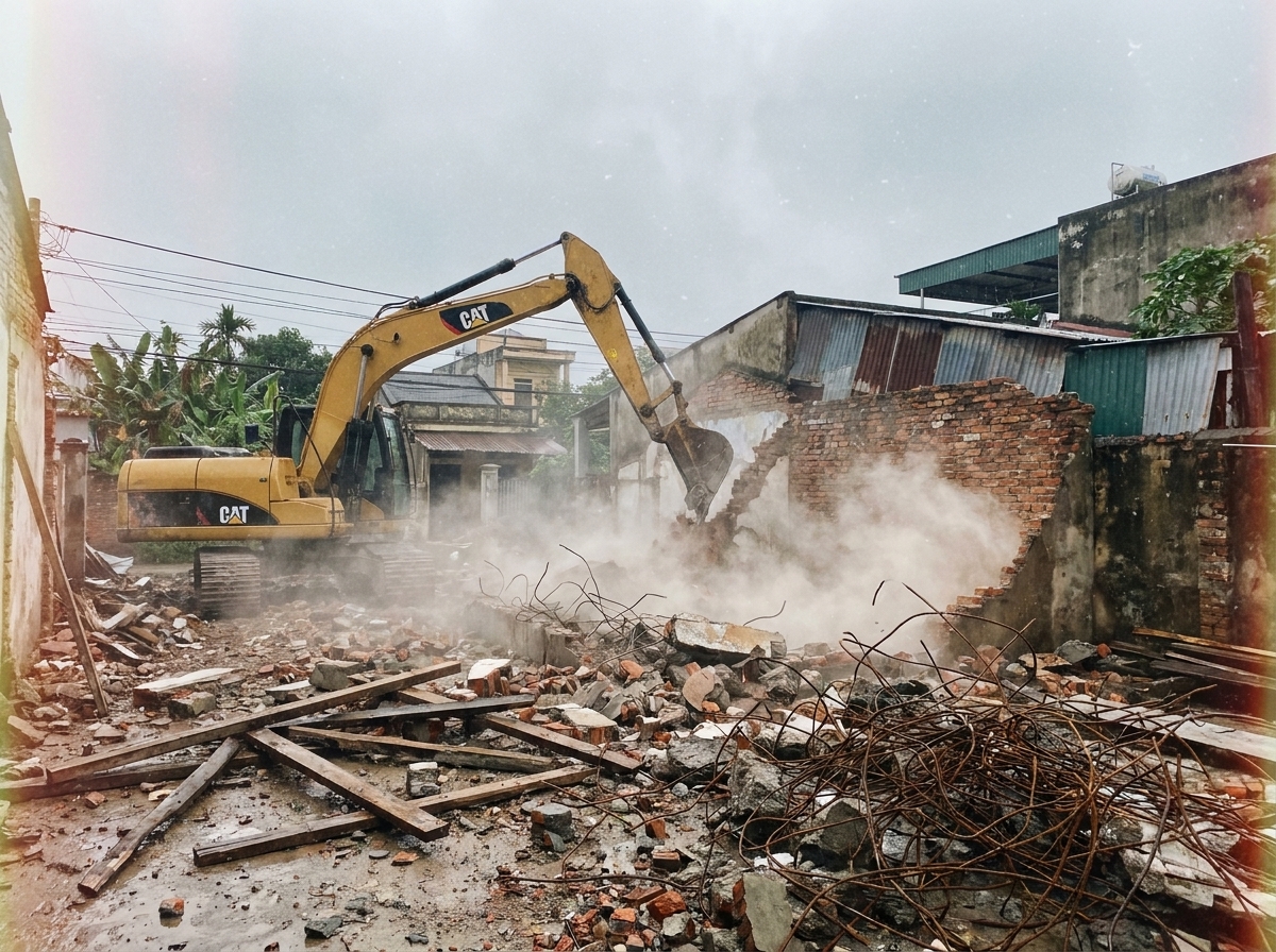 Tháo dỡ công trình an toàn