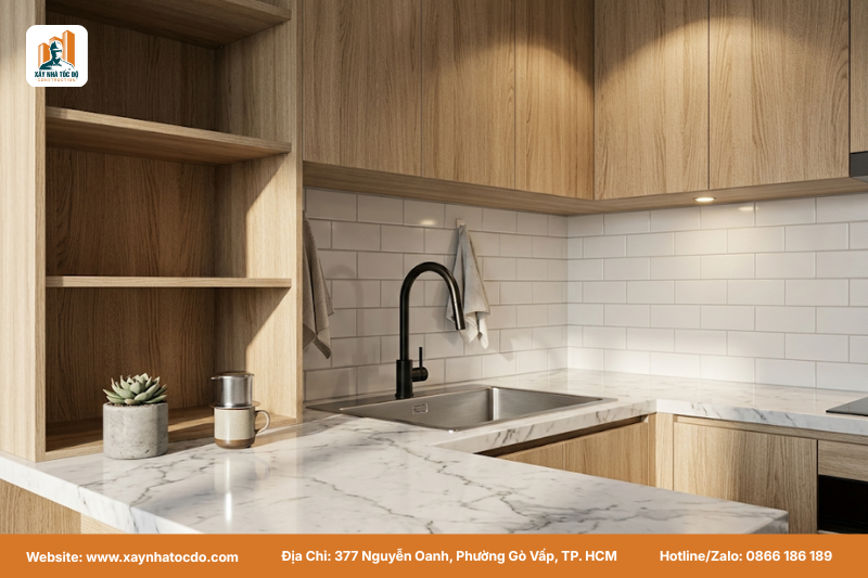 Kỹ sư Xây Nhà Tốc Độ làm việc 1-1 với khách hàng để chỉnh sửa từ ý tưởng đến bản vẽ 3D, đảm bảo tiến độ.
