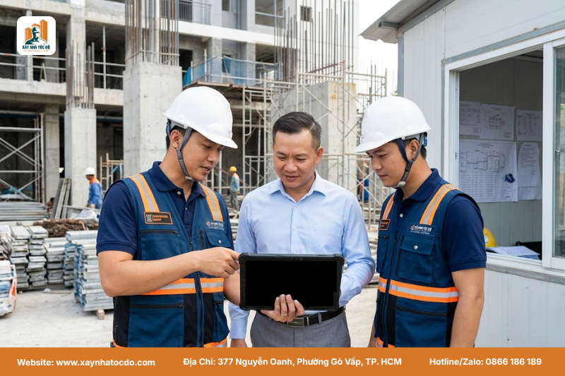  Đội ngũ Xây Nhà Tốc Độ tư vấn thiết kế lifestyle CHDV hiệu quả, không phát sinh chi phí.