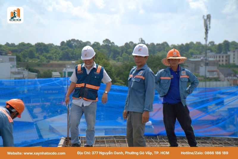 Tiêu chuẩn khi so sánh nhà cao tầng và nhà dân dụng thể hiện rõ ở khâu nghiệm thu cốt thép.