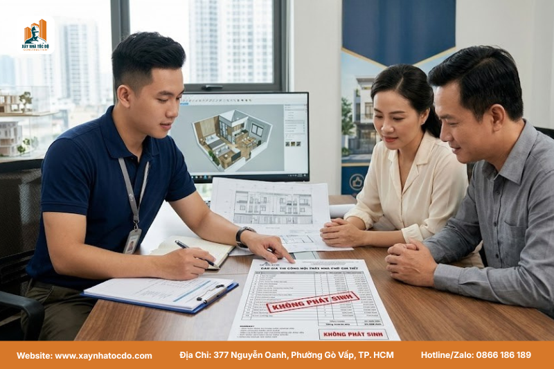 Một báo giá thi công nội thất nhà phố chi tiết là khởi đầu cho sự minh bạch và tin tưởng.
