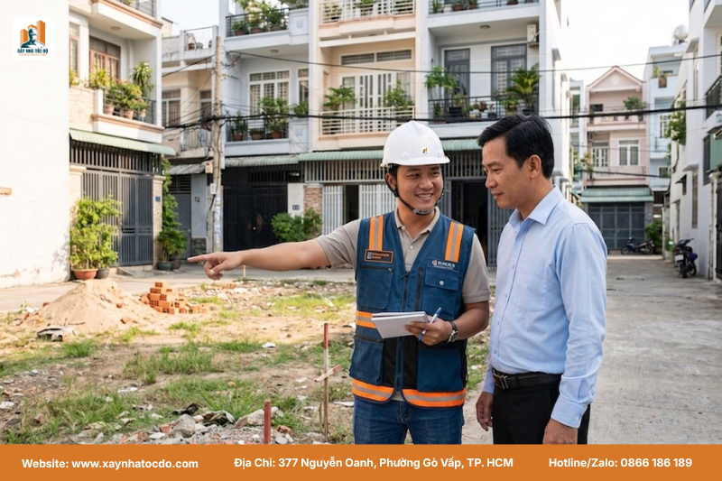 Kinh nghiệm mua đất xây căn hộ dịch vụ cùng chuyên gia Xây Nhà Tốc Độ.