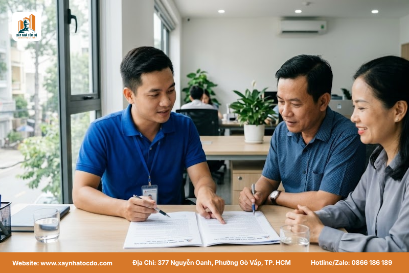 Chuyên gia tư vấn hướng dẫn ký hợp đồng xây dựng để bảo vệ quyền lợi chủ đầu tư.