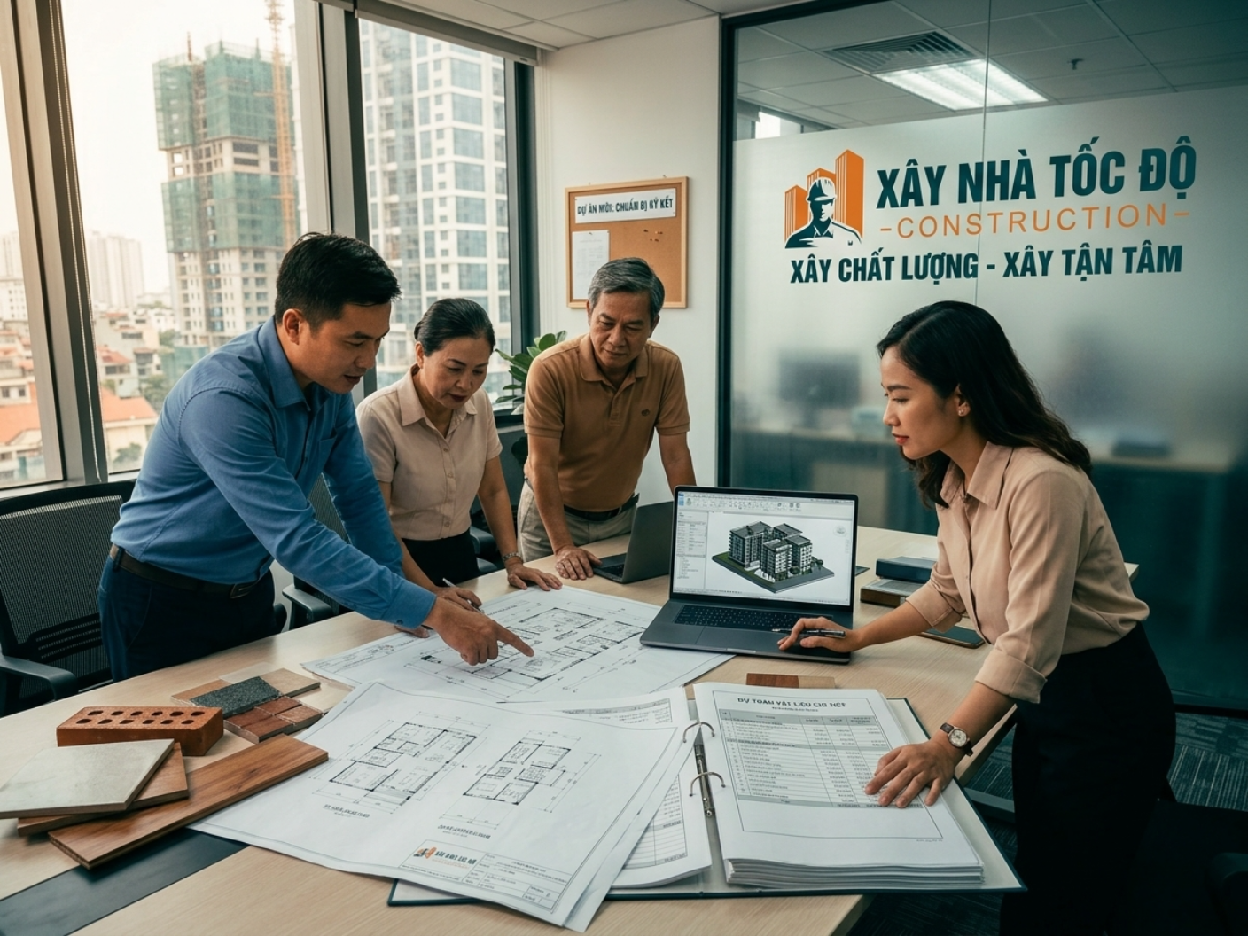 Bước 2 – Thiết kế kiến trúc và nội thất nhà trọn gói tại XNTD