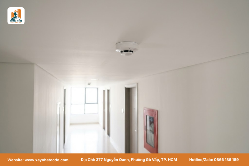 Hệ thống PCCC được lắp đặt đúng chuẩn trong dịch vụ cải tạo mặt bằng kinh doanh.