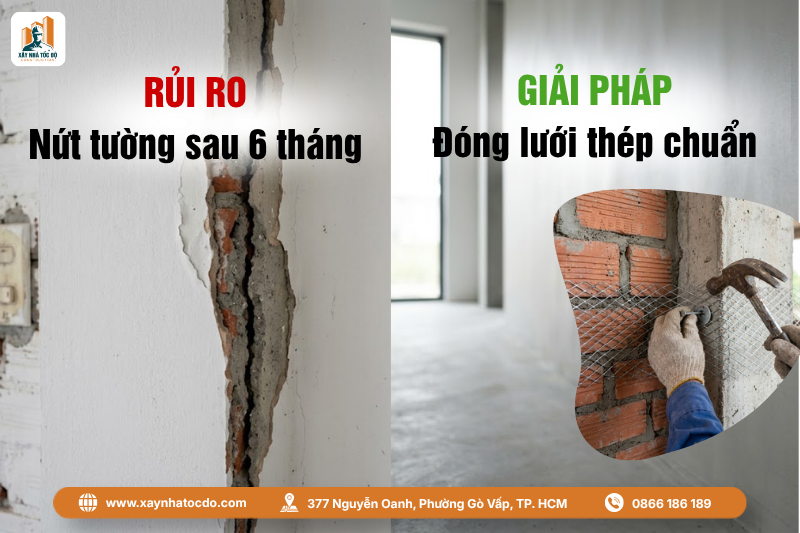 So sánh hiệu quả trước và sau khi áp dụng quy cách đóng lưới thép.