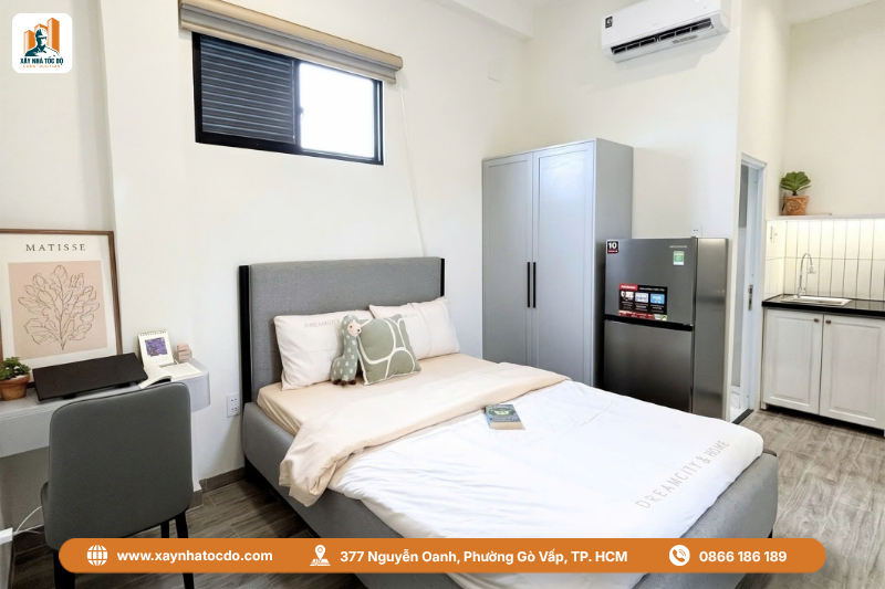 Dự án thi công nội thất CHDV tại Tân Phú