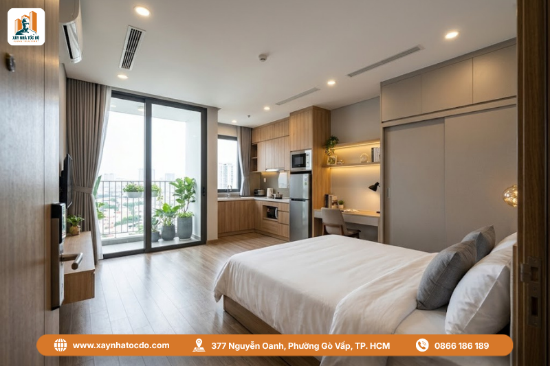 Căn hộ dịch vụ áp dụng kinh nghiệm lựa chọn nội thất CHDV đẹp, sẵn sàng cho thuê với giá tốt.